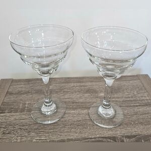 Margarita Stemmed Glasses Set Of 2 7" Tall